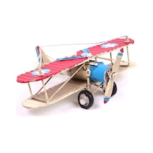 Metal Uçak Çift Kanatlı Biblo Dekoratif Hediyelik Arbltgsdey89lb2qbvp
