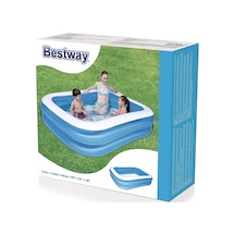 Bestway 12819 Jumbo Şişme Havuz 211 x 132 x 46 CM Mavi Renk 001