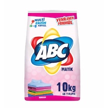 ABC Matik Toz Çamaşır Deterjanı Renkliler İçin 66 Yıkama 10 KG