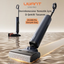 Uwant D700 Pro Islak & Kuru Otomatik Dikey Süpürge Lacivert