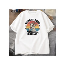 Tarzsokak Throat Goat T Shirt Unhinged Tee Shirts Women Gag Gift Retro Dank Meme Tees Adult Humor Cotto 2880 Beyaz