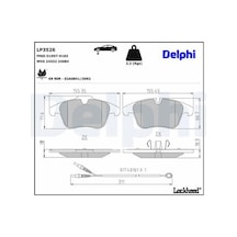 Citroen C5 2.0hdi 103-100 Kw 2008-2015 Delphi Ön Balata Netpar243