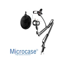 3In1 Hareketli Mikrofon Standı Pop Filtre Telefon Tutucu Al2552