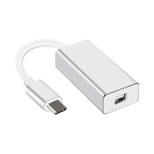 Type-c To Mini Displayport Adaptör 4k Uhd 60hz Görüntü Aktarımı, Tak-çalıştır, Laptop, Tablet Ve Monitör Bağlantısı İçin Alüminyum Gövdeli Type-c Dönüştürücü Kablo