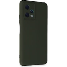 Note 12 5g Kılıf Nano İçi Kadife Silikon - Koyu Yeşil
