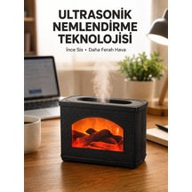 Usb Güçlü Ultrasonik Hava Nemlendirici Sessiz Çalışan 270 Ml Difüzör Mh-hs9086-2385