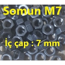 M7 Somun İç Çap:7mm - 20 Adet