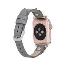 Bouletta Apple Watch Uyumlu Deri Kordon Clover 38-40-41Mm St Rst9