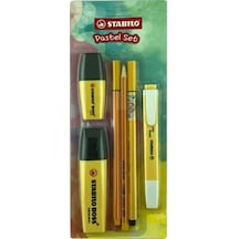 Stabilo Fosforlu Kalem Tek Renk Pastel Set 6'lı Sarı 70/144-6 Sarı