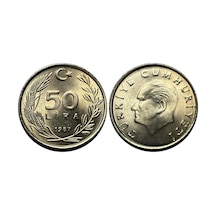 Türkiye 1987 Yılı 50 Lira Çil Unc Koleksiyon Para