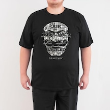 Bant Giyim - Mr Robot Fsociety 4Xl Büyük Beden Siyah Erkek Tişört (126914613)