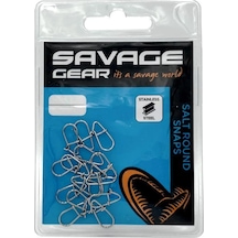 Savage Gear Salt Round Snaps - Rapala Klipsi 15 Adet L