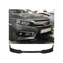 Honda Civic Fc5 Mugen Ön Ek Plastik Siyah Karlık-ön-ek-bodykit 2016 2017 2018 Makyajsız Kasa