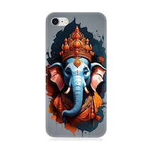 Apple Uyumlu iPhone 7 Ganesha Ganeşa Desenli Silikon Kılıf