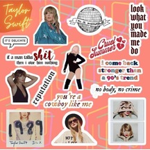 Taylor Swift Sticker Seti Laptop Notebook Telefon Etiket