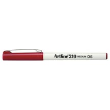 Artline 210n Dark Red Keçe Uçlu Yazı Kalemi