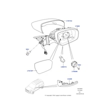 Landrover Evoque 2011-2019 Range Rover Dış Dikiz Aynası Sağ Oem No:lr025183