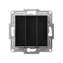 Günsan Egona Metallic Siyah Üçlü Anahtar Diğer