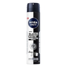 Nıvea Men Erkek Sprey Deodorant Black & White Invisible Original 200 Ml 8'li Avantaj Paketi Mıchu Ferah