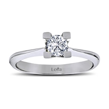 Lova E Renk 0,30 Karat Pırlanta Tektaş Yüzük - Hrd - 1020095 Lova E Renk 0,30 Karat Pırlanta Tektaş Yüzük - Hrd - 1020095