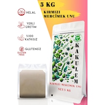 Kakulem Glutensiz Kırmızı Mercimek Unu 5 Kg