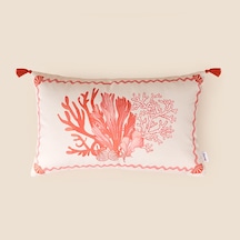 Soft Melon Kırlent - Ekru - 30x50 Cm Çok Renkli