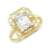 Lilarote Modelli Baget Altın Tektaş Yüzük