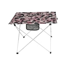 Famebag Omuz Askılı Katlanabilir Kamp ve Piknik Masası Kamuflaj Çok Renkli