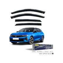 Opel Astra L 2022 Sonrası Uyumlu Kromlu Cam Rüzgarlığı 4lü
