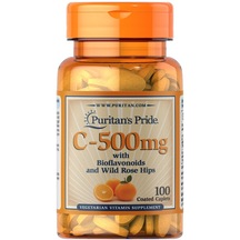 Puritan's Pride Vitamin C-500 Mg 100 Tablet