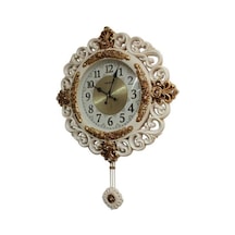 Saat Sarkaçlı Akar Mekanızmalı Hediyelik Duvar Saati Çok Renkli