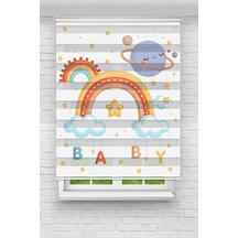 Perdeoutlet38 Baskılı Renkli Baby Dijital Baskılı Zebra Perde-cocuk Odası-stor Perde Model:tyc802abc522b4e3d0b601400 Çok Renkli