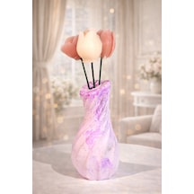 Beyaz - Mor - Pembe