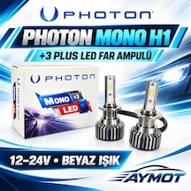 Photon Mono H1 12-24v +3 Plus Beyaz Led Far Ampulü Takımı