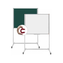 Panda Mıknatıslı Yüzey Tekerlekli Ayaklı Yazı Tahtası Pan 566 Beyaz 120x140