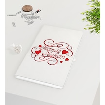 Kişiye Özel Sevgililer Günü Beyaz Defter-5