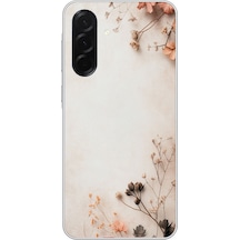 Samsung Galaxy A36 Uyumlu Kuru Dallar Baskılı Silikon Kılıf Renkli