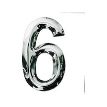 Posta Kutusu Yapışkanlı Rakam Metal Kapı Numarası No:6