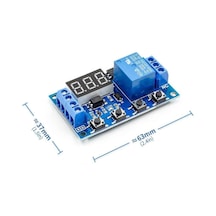 Zamanlayıcı Timer Röle Modül Gecikmeli Başlangıç 3 Hane 7 Segment