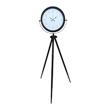 Büro Ev Ofis Hediyesi İçin Sade Siyah Tripod Ayaklı Saat Diğer