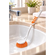 Softon Saplı Lavabo Temizleme Fırçası Banyo Mutfak Evye Ve Küvet Fırçası - 937064280
