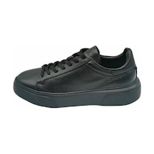 King Paolo King Shoes Cb2501 Siyah Deri Sneaker Erkek Ayakkabı Bordo