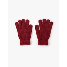 Koton Peluş Eldiven Bordo 4wak50098aa Bordo