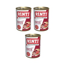 Rinti Ördekli Gurme Köpek Konservesi 400 G X 3 Adet