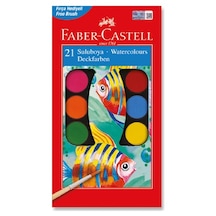Faber Castell Sulu Boya 21 Renk Büyük 30 MM