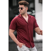 Madmext Madmext Bordo Erkek Gömlek 5500 Bordo