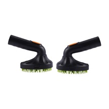 Unimarket 2x Pet Bakım Fırçası Gevşek Saç Köpek Kürk Elektrikli Süpürge Memesi Temizleme Siyah + Yeşil Set 1 Adet Süpürge Yedek Parçaları