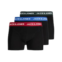 Jack & Jones 12304176 Jacgeo Solid Boxer 3 Lü Siyah