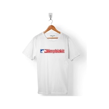 Beyaz Limp Bizkit Limpbizkit Logo Sembol Rock Rap Numetal Unisex Tişört T01b2421 001