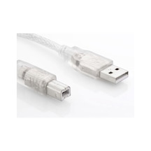 S-Link Sl-U2003 Usb 2.0 3 Metre Şefaf Yazıcı Kablosu